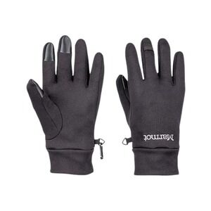Marmot Power Stretch Fleece‎ Gloves with Touchscreen Compatibility Small Black